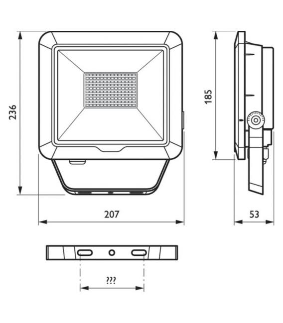 LEDinaire BVP105 50W 840 IP65 LED Floodlight – photo