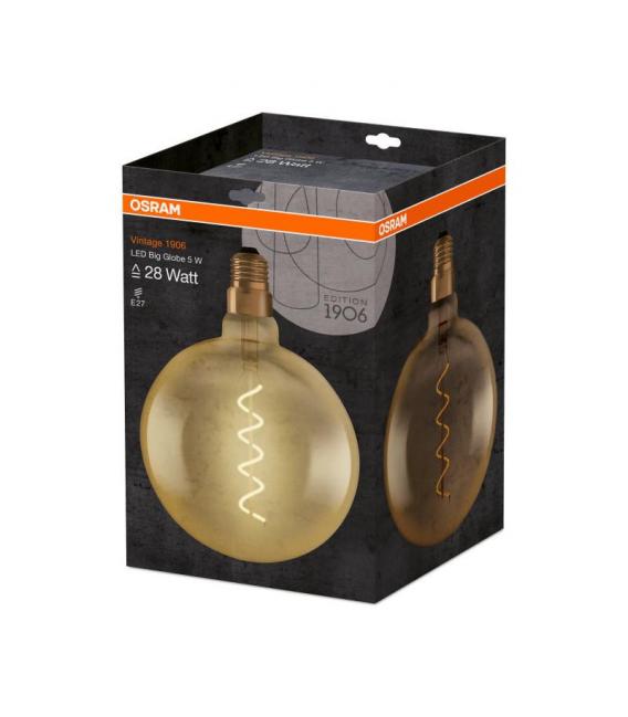 Vintage 1906 Globe LED Lampe - 28 5W, E27 Sockel – foto
