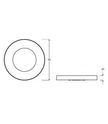 Led Ring Slim 18W 220V 827 IP20 11531-24858
