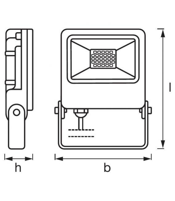 LED Endura Flood 10W 830 WT IP65 - LED Floodlights – photo