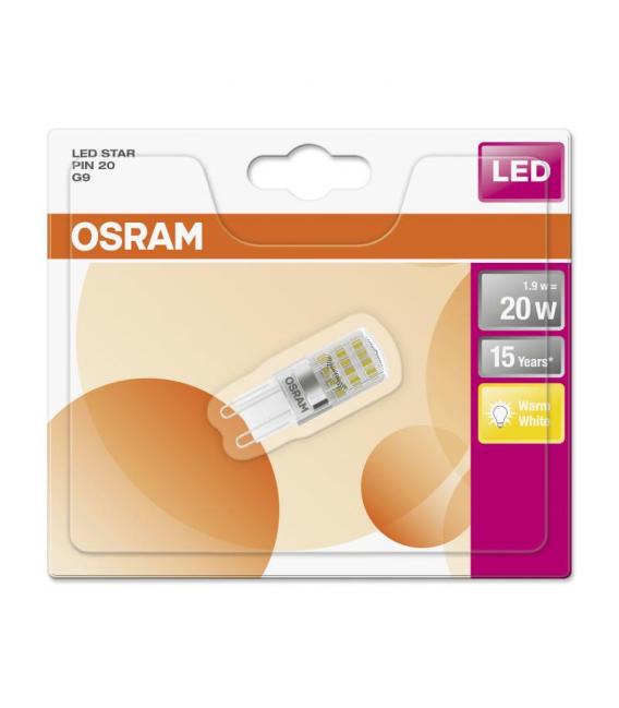LED-Lampe Star PIN 20 1.9W Warmweiß G9 – foto