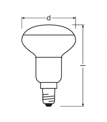 Star R50 46 3.5W 827 E14 LED - Efficienza energetica, Confezione da 2 11613-25294