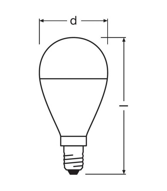 Star Mini P 60 8W 827 E14 - Lámpara LED Premium, 220V – foto