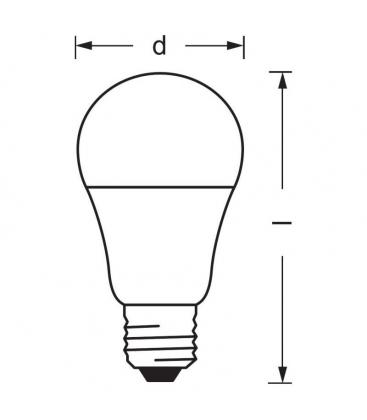 SMART+ Classic A 60 8,5W E27 z možnostjo zatemnitve 11671-25563