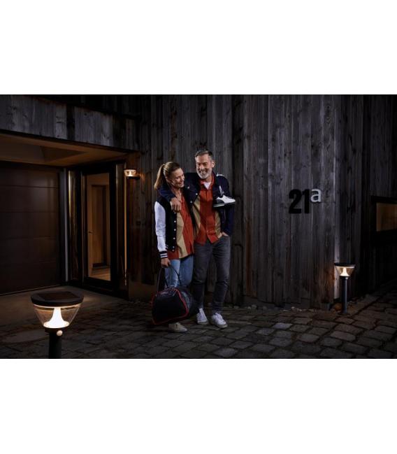 Farol Solar Estilo Endura 6.5W IP44 Luminaria Exterior de Jardín – foto