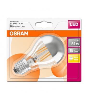 LED Lámpara Decorativa Espejo Clásico Plata 7W E27 11687-25694