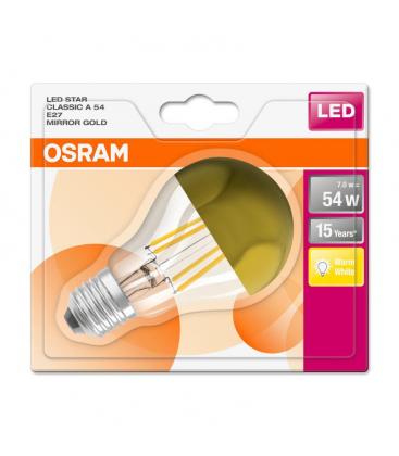 Lámpara LED Oro Clásico 7W 827 E27 - Iluminación Decorativa 11688-25699