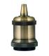 Retro Dekorative Lampenfassung Alu E27 bronze antik 11693-25714