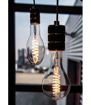 Lampe décorative en bronze antique Alu Grid E40 11702-25747