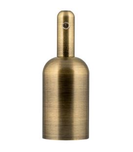 Portalámparas decorativo Alu Botella E27 bronce antiguo