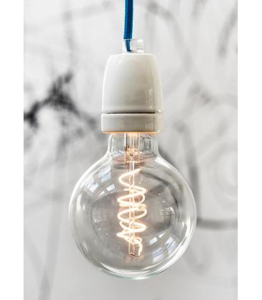 Lampe décorative en porcelaine E27 blanche 11711-25785