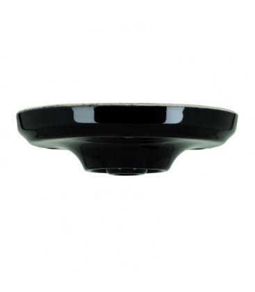 Plafonnier en porcelaine noire - Rosettes et coupes élégantes 11741-25992