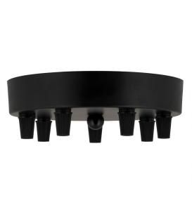 Ceiling Cup metal black multi cord 7