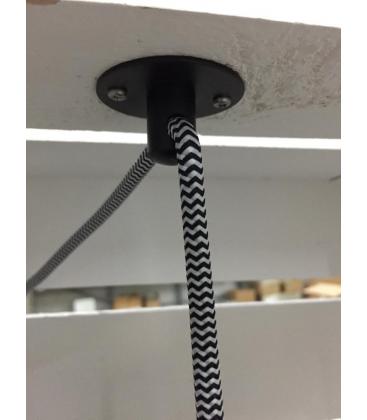 Grip decorativo a parete nero - Rosoni e tazze da soffitto 11758-26027