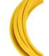 Câble textile décoratif 2C jaune 3m 11765-26050