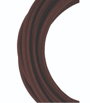 Élevez votre espace avec le luxueux câble en textile marron 11763-26063