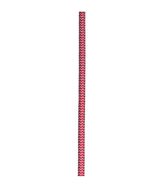 Câble textile rouge et blanc stylisé pour rehausser votre décor – Photo