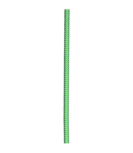 Câble textile décoratif vert et blanc 3m de long pour agrémenter votre spa – Photo