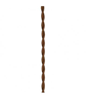 Elevate il vostro spazio con il cavo tessile marrone Twisted 2C 11790-26104