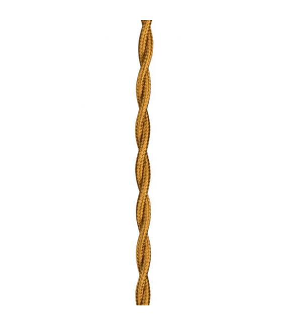 Lujoso cable trenzado dorado metálico Realce su decoración – foto