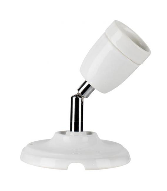 Adjustable White Porcelain E27 Luminaire Lampholder - Light Fixtures – photo