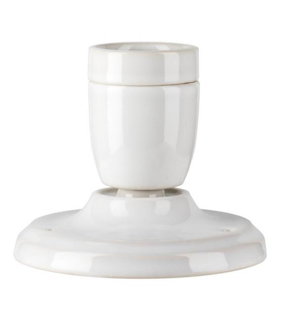 E27 Porcelain Luminaire Lampholder - White Finish – photo
