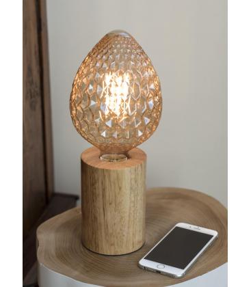 Lampada da tavolo in legno E27 - Illumina la scrivania con eleganza 11818-26181