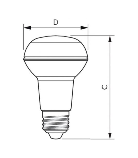 CorePro LEDspot ND 3-40W R63 E27 827 36D - Lámpara LED Premium – foto