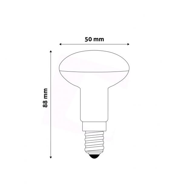 6W R50 LED E14 - Iluminación en blanco cálido – foto