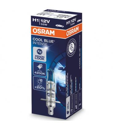 H1 55W 12V 64150 CBI Lampadina auto blu freddo intenso 3206-26728
