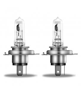 H4 60/55W 12V P43t Night Breaker Silver Double Pack