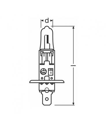 24V Truckstar PRO H1 70W 64155 P14.5s Bulb - Ampoules pour camions 1189-2795
