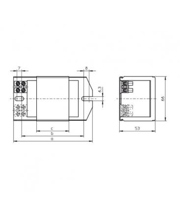 Ballast NAHJ 150.620 Magnétique - 220V 50Hz HI 4007-3074