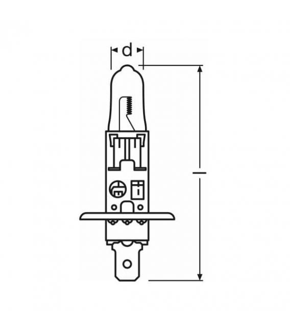 H1 55W 12V 64150 SV2 Silverstar 2.0 Car Bulb - Tuning – photo