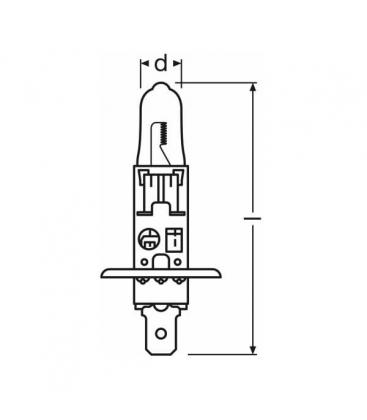 Ampoule H1 55W 12V 64150 SV2 Silverstar 2.0 - Tuning 4032-3156