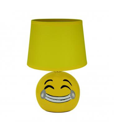 Yellow EMO E14 Table Lamp Funny Smiley Face Design 12025-32013