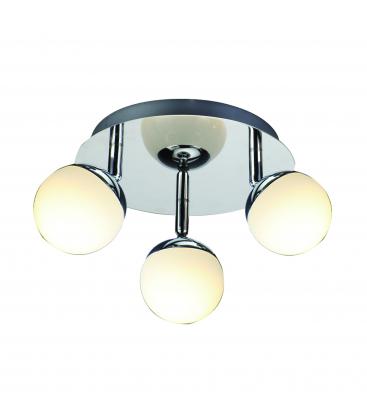 NELI 3C Apparecchio LED cromato 3x6W Luce bianca calda 12148-32128