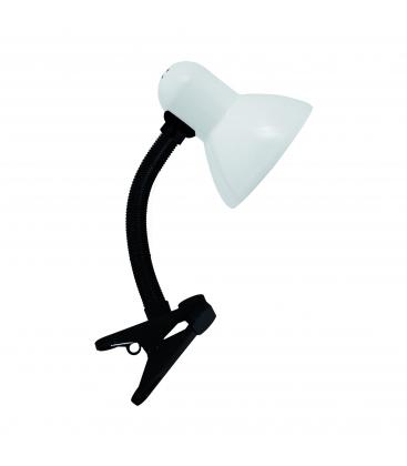 TOLA E27 White CLIP Lampada da scrivania unica ed elegante 12167-32147