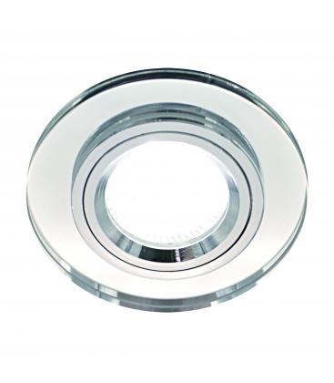 RIANA C GU10 Chrome Recessed Glass Luminaire 12224-32203