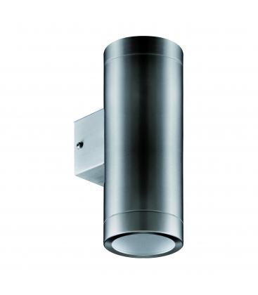 Dustproof ASTER 2 x GU10 Inox Outdoor Luminaire 12244-32221