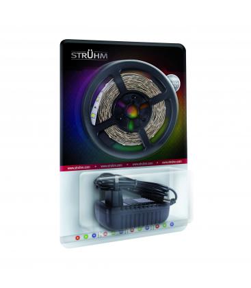Bande LED RGB 21.6W 3m Télécommande incluse 12257-32234