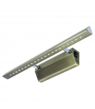 RITON 4W Antic Brass NW Luminaria LED Perfecta para obras de arte 12290-32267