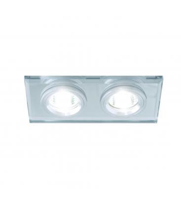 STAN L GU10 Chrome Recessed Glass Luminaire 12305-32282