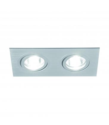 ALUM L GU10 Silver Recessed Luminaire Elegant Design 12308-32285