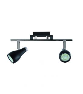 KINGA GU10 2I schwarz / chrom