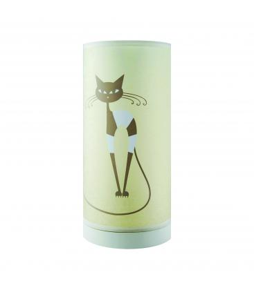 ZYTA Cat Motif Table Lamp E14 FOOT Design 12476-32450