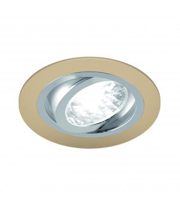 ALUM C GU10 Beige Chrome Recessed Luminaire 12545-32510