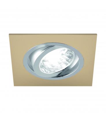 ALUM D GU10 Beige Chrome Recessed Luminaire 12547-32512