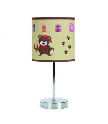 NUKA E14 Brown Bellissima lampada da tavolo per bambini di 12570-32534