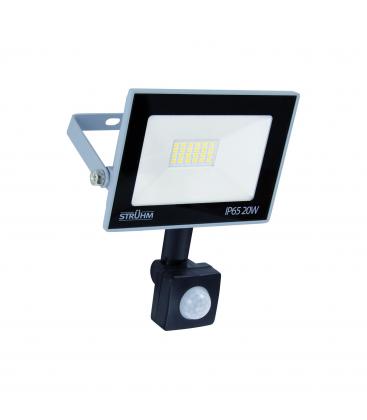 LED spotlight with motion sensor 20W grey 12625-32586